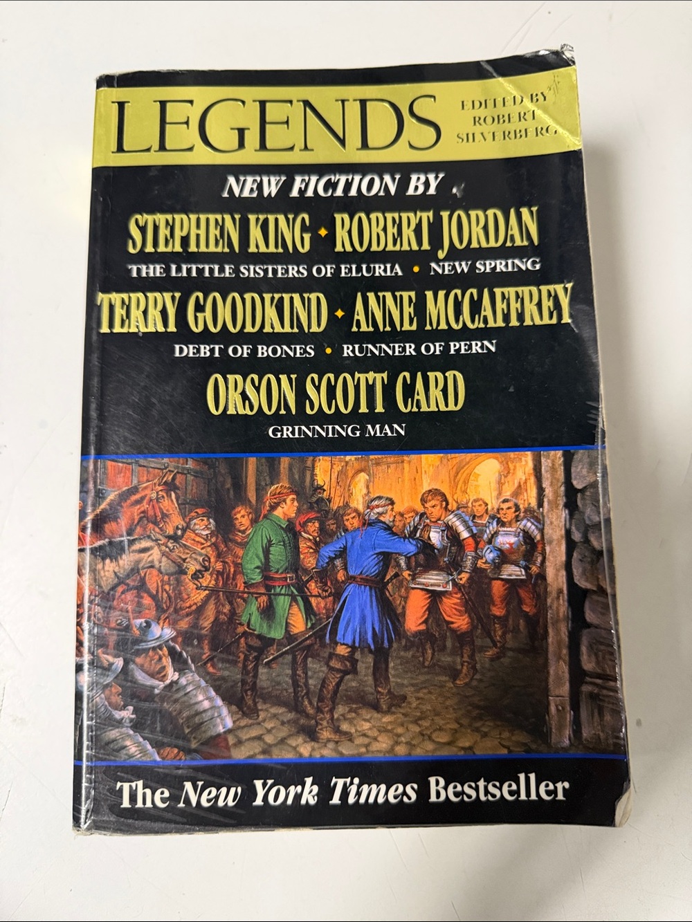 Legends Anthology Paperback Book - Black and Yellow Cover
